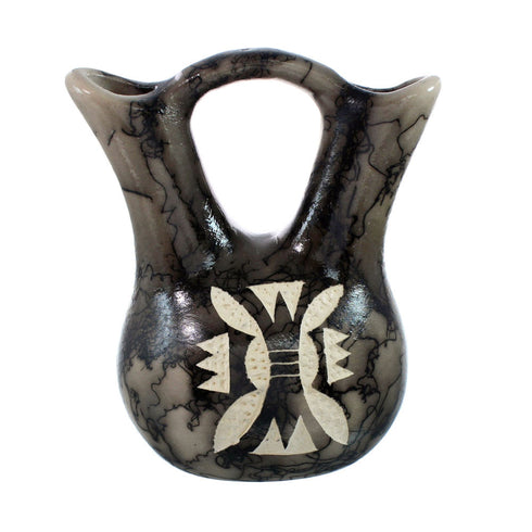 Native American Navajo Horse Hair Wedding Vase JX130514